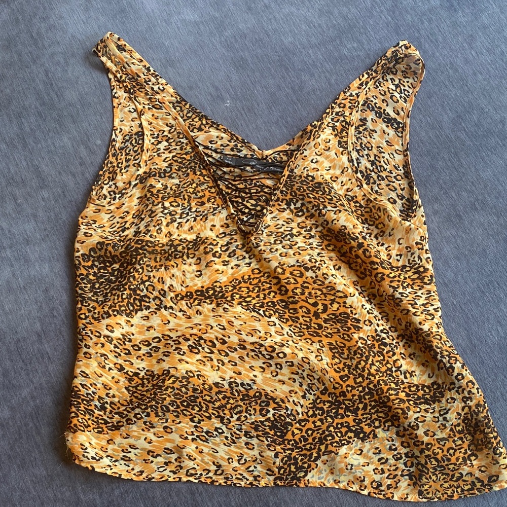Patterson J. Kincaid Leopard Print Camisole